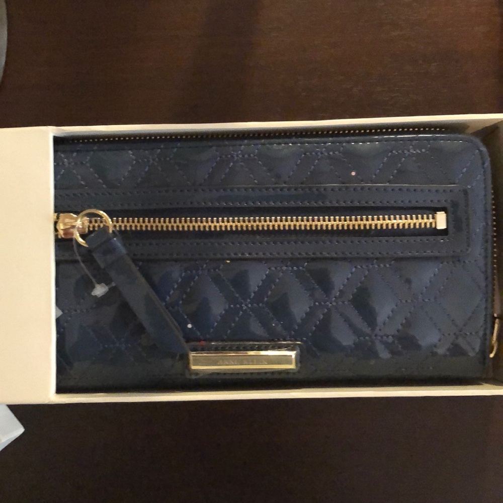 Anne Klein Blue Wallet